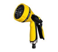 Spruzzatore per tubo flessibile, 10 modelli regolabili, resistente, spruzzatore d'acqua per lavaggio ventilatore, giardinaggio, terrazza, patio, portico, prato, cortile