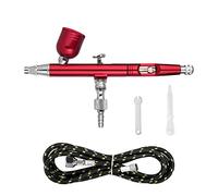 Spruzzatore per vernice, Airbrush Tool Dual Action Feed Gravity Feed 0.3mm Ugello Spray Gun Cake Decorating Pennelli for il trucco Nail Manicure Tatoo Paglia(NCT-133R-1)