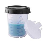 Spruzzatore per vernice, contenitore trasparente, strumenti per la pittura automobilistica, set di misurini, 10 pezzi Langable Liner garantiscono una miscelazione accurata, deliziosi coperchi