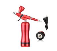 Spruzzatore per vernice, Kit compressore aerografo cordless alto PSI Dual Action Spray for Art Model Body Paint Artist Makeup Nail Tattoos Tools(Part4)