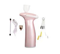 Spruzzatore per vernice, Nail Art Foundation Make Up Airbrush Compressor Kit Modello Vernice Tatuaggio Minerale Cassaforte Safe Travel Beauty Cura Black Ice Brush Pompa Pompa Air(Part B Pink)