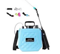 Spruzzatore per zaino: Kit spray per prato ricaricabile, funzionamento a batteria ad alta capacità, cinghie ergonomiche per le spalle, controllo preciso del flusso, soluzione portatile per