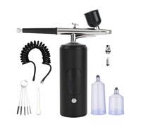 Spruzzatore pneumatico multiuso professionale 7.4V Design in lega di rame adatto per la cura della pelle Creativo Airbrush Spruzzatore compressore d'aria con ugelli staccabili