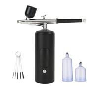 Spruzzatore pneumatico multiuso professionale 7.4V Design in lega di rame adatto per la cura della pelle Aerografia creativa Aerografia a doppio scopo per la cura della pelle e progetti artistici con