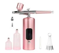 Spruzzatore pneumatico multiuso professionale 7.4V Design in lega di rame adatto per la cura della pelle Creativo Airbrush Spruzzatore compressore d'aria con ugelli staccabili