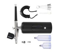 Spruzzatore pneumatico multiuso professionale 7.4V Design in lega di rame adatto per la cura della pelle Aerografia creativa Spruzzatore aerografo per la cura della pelle e arte