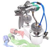 Spruzzatore pneumatico per vernice, pistola a spruzzo ad alta pressione con ugello da 1,3 mm, pressione di esercizio 4,0 bar per finiture lisce su progetti meccanici ed elettronici