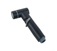 Spruzzatore portatile per bidet in ABS per la pulizia del WC, il risciacquo del pannolino, il bagno del cane, il lavaggio del pavimento e l'igiene del bagno con regolazione della pressione (nero)