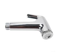 Spruzzatore portatile per bidet WC soffione doccia lavaggio materiale ABS argento design ergonomico spray delicato multiuso per la doccia degli animali domestici pulizia del pannolino lavaggio del