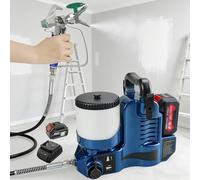 Spruzzatore portatile senza fili Airless - Spruzzatore portatile ad alta pressione per pareti interne ed esterne, ideale per piccoli lavori di ristrutturazione