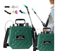 Spruzzatore posteriore a batteria - Spruzzatore a schiena ricaricabile per giardino | Serbatoio portatile per irrorazione acqua e fertilizzante con 2 velocità regolabili per agricoltura, giardino