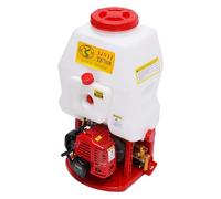Spruzzatore professionale da giardino, con motore a 2 tempi, 6 - 8 m, serbatoio da 20 l, pompa ad alta pressione, per giardino, agricoltura e controllo dei parassiti, include 3 aste di prolunga