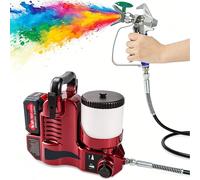 Spruzzatore Quick Shot per spruzzatura ad alta portata e veloce a 360°, ideale per vernici a base d'acqua e progetti fai da te, design efficiente alimentato a batteria
