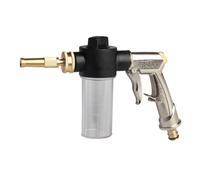 Spruzzatore regolabile dell'ugello del tubo flessibile del giardino con il dispenser di sapone di 3.5oz per la pulizia del pavimento e il lavaggio dell'auto Uso efficiente Schiuma ad alta pressione
