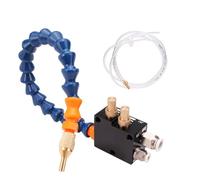 Spruzzatore regolabile per refrigerante, fresatura e perforazione per tubi di raffreddamento, sistema di spruzzo del liquido di raffreddamento della nebbia per il taglio di metalli (blu BVP-3000)