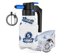 Spruzzatore schiuma per lavaggio auto, idropulitrice elettrica, cannone in schiuma, 1,5 l, ricarica USB, spruzzatore portatile in schiuma ricca per giardino, auto, pulizia della casa