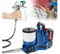 Spruzzatore senza fili Airless, 500 W portatile con 6 velocità regolabile, flusso massimo 1,1 l/min per una pittura efficiente fai da te e professionale