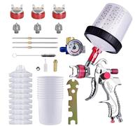 Spruzzatore universale senza fili con tazza da 600 ml, valvola regolabile, design in lega di alluminio per casa, auto e progetti fai da te