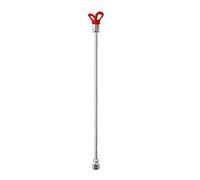 Spruzzatore Vernice, 75 cm Airless Paint Spruzzatore Spray Guns Tip Extension Pole Asta Adatto a Pistole a spruzzo Parti dello strumento con sedile dell'ugello della guardia(Red 75cm)