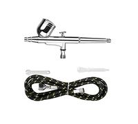 Spruzzatore Vernice, Dual-Action Airbrush Gun Kit Pistola a spruzzo Trigger Pistola a spruzzo for Trucco Set Art Craft Model Paint Spraying Hobby 0. 3mm 7cc.(NCT130S1 and Hose)