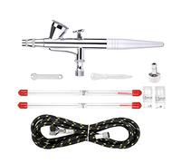 Spruzzatore Vernice, Feed di gravità Airbrush a doppia azione 0. 2mm 0.3mm 0.5mm. Spruzzatore di pistola a spruzzo for trucco Art Craft Model Paint Hoy con flessibile for aghi(NCT-130S SET2)