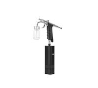 Spruzzatore Vernice, Kit di aerografo senza fili con tipo di trigger sifone Pistola a spruzzo for modello Art Model Body Paint Artist Makeup Nail Tattoo Tools(TM80S Black A)