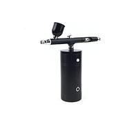 Spruzzatore Vernice, Wireless Airbrus Air Brush Pump Pump Compressore Spray Gun Giamby Giocattolo FAI DA TE Hobby Make Up Beauty Trucco di bellezza Oxygen Bubble Therapy Injector Facial(Part A Black)