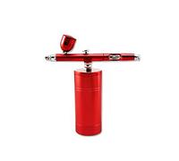 Spruzzatore Vernice, Wireless Airbrus Air Brush Pump Pump Compressore Spray Gun Giamby Giocattolo FAI DA TE Hobby Make Up Beauty Trucco di bellezza Oxygen Bubble Therapy Injector Facial(Part A Red)