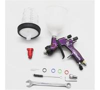 Spruzzatori di vernice Ntools Pistola a spruzzo 1.3/1.8mm Ugello Riparazione Auto Con 600CC Serbatoio D'aria E 400CC Miscelatore Cup Adattatore, 1.3mm Te20