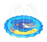 Spruzzatori per Bambini da Cortile Tappeto Spray a Forma di Squalo 67