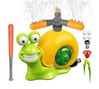 Spruzzatori per bambini per patio, spruzzatore d'acqua per bambini,Set di acqua a lumaca con 2 teste di spruzzatore | Giocattolo Spray T Set di palline per giardino per feste in giardino sul prato nel