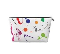 Spruzzi di vernice astratti stampati, Borsa da toilette Borsa per trucco Borsa per cosmetici Borsa da toilette da viaggio portatile