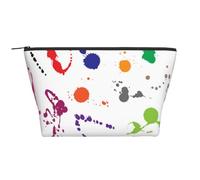 Spruzzi di vernice astratti stampati, Borsa da toilette Borsa per trucco Borsa per cosmetici Borsa da toilette da viaggio portatile