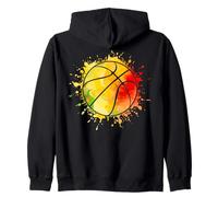 Spruzzi di Vernice Felpa con Cappuccio