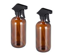 Spruzzino Nebulizzatore Set 2x500 ml di Bottiglie Spray Vuote Vaporizzatore