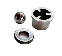 Spruzzo airless 196967 Piastra in lega con sede gabbia a sfere e sfera 5900 1095