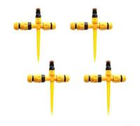 Spruzzo regolabile automatico dello spruzzatore dell'acqua del giardino 4PC per l'estate per il sollievo di raffreddamento
