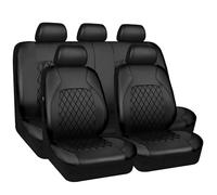 spshi Coprisedili Auto per Citroën DS4 2011-2018 B7, Copri Sedili Auto -Coprisedile Auto, Pelle Confortevole Coprisedile Copri Traspirante Antiscivolo Anteriori,diamondpattern-5pieceset