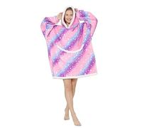 SPSHODOW Coperta con Cappuccio Oversize - Coperta Indossabile in Pile Sherpa da Donna Adulta Coperta con Cappuccio Gigante Calda e Accogliente Felpa Soffice per Donna e Uomo