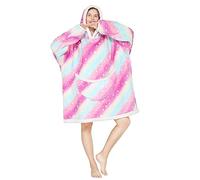 SPSHODOW Coperta con Cappuccio Oversize - Coperta Indossabile in Pile Sherpa da Donna Adulta Coperta con Cappuccio Gigante Calda e Accogliente Felpa Soffice per Donna e Uomo