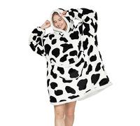 SPSHODOW Coperta con Cappuccio Oversize - Coperta Indossabile in Pile Sherpa da Donna Adulta Coperta con Cappuccio Gigante Calda e Accogliente Felpa Soffice per Donna e Uomo