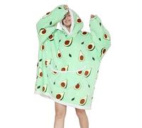 SPSHODOW Coperta con Cappuccio Oversize - Coperta Indossabile in Pile Sherpa da Donna Adulta Coperta con Cappuccio Gigante Calda e Accogliente Felpa Soffice per Donna e Uomo