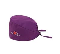 SPSMOKH Cuffia chirurgica regolabile con fascia per il sudore, in poliestere traspirante, per chirurgo, dottore, infermiere, chef (tipo - 9, taglia unica)