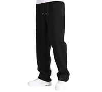 SPSMOKH Pantaloni da jogging casual da uomo in tinta unita con coulisse, gamba dritta, foderati in pile con tasche con cintura, pantaloni lunghi con elastico in vita per l'inverno, pantaloni della
