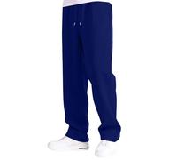 SPSMOKH Pantaloni da jogging casual da uomo, tinta unita, con coulisse, gamba dritta, foderati in pile con tasche con cintura, pantaloni lunghi con elastico in vita per l'inverno, pantaloni della tuta