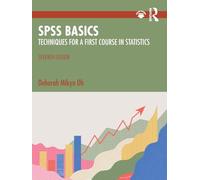 SPSS Basics: Techniques for a First Course in Statistics