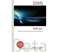 SPSS Inc.: Software House, SPSS, Structural Equation Modeling