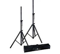 SPST-SET70-BK Coppia Supporti/Stativi Richiudibili Per Diffusori/Casse Audio (borsa per trasporto omaggio)
