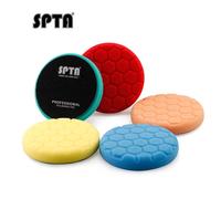 SPTA 3 "/5"/6 "/7 "Spugna per lucidatura per auto Tampone per lucidatura per auto con motivo a nido d'ape per composizioni, lucidatura e ceratura per auto