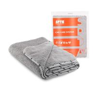 SPTA Asciugamano per asciugatura auto per auto, altamente assorbente, 1 confezione grande in microfibra senza graffi o macchie d'acqua, 67,1 x 97 cm, grigio MT035